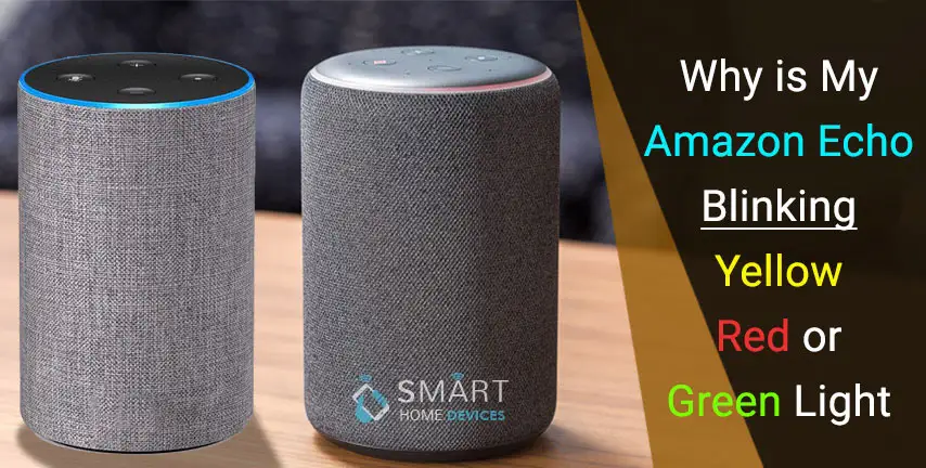 sydvest Bryggeri kompliceret Why is My Amazon Echo Blinking Yellow Red or Green Light? | Smart Home  Devices