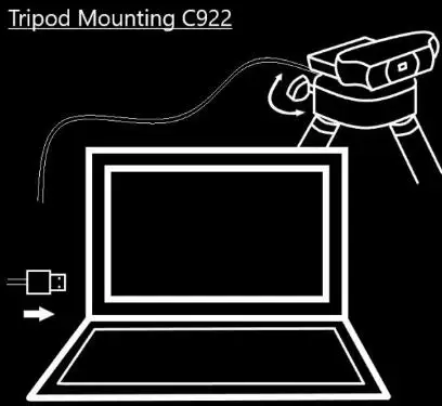 logitech c922 set up