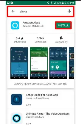 alexa app says device is offline