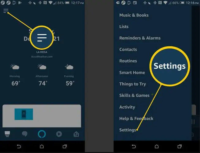 Unlink Ring Account from Amazon ALEXA