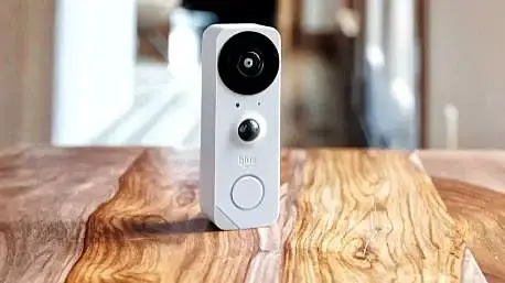 adt doorbell camera blinking red and blue