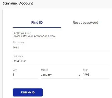 Samsung Account Processing Failed Sign in Error