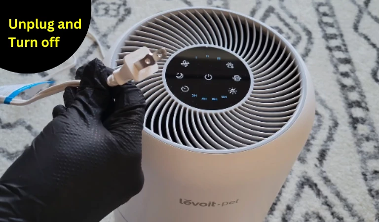 Levoit Air Purifier Red Light