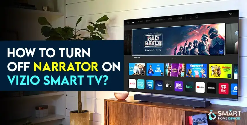 How to Turn Off Narrator on Vizio Smart TV?